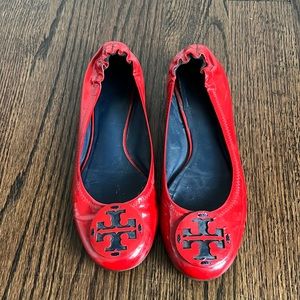Red Tory Burch Flats